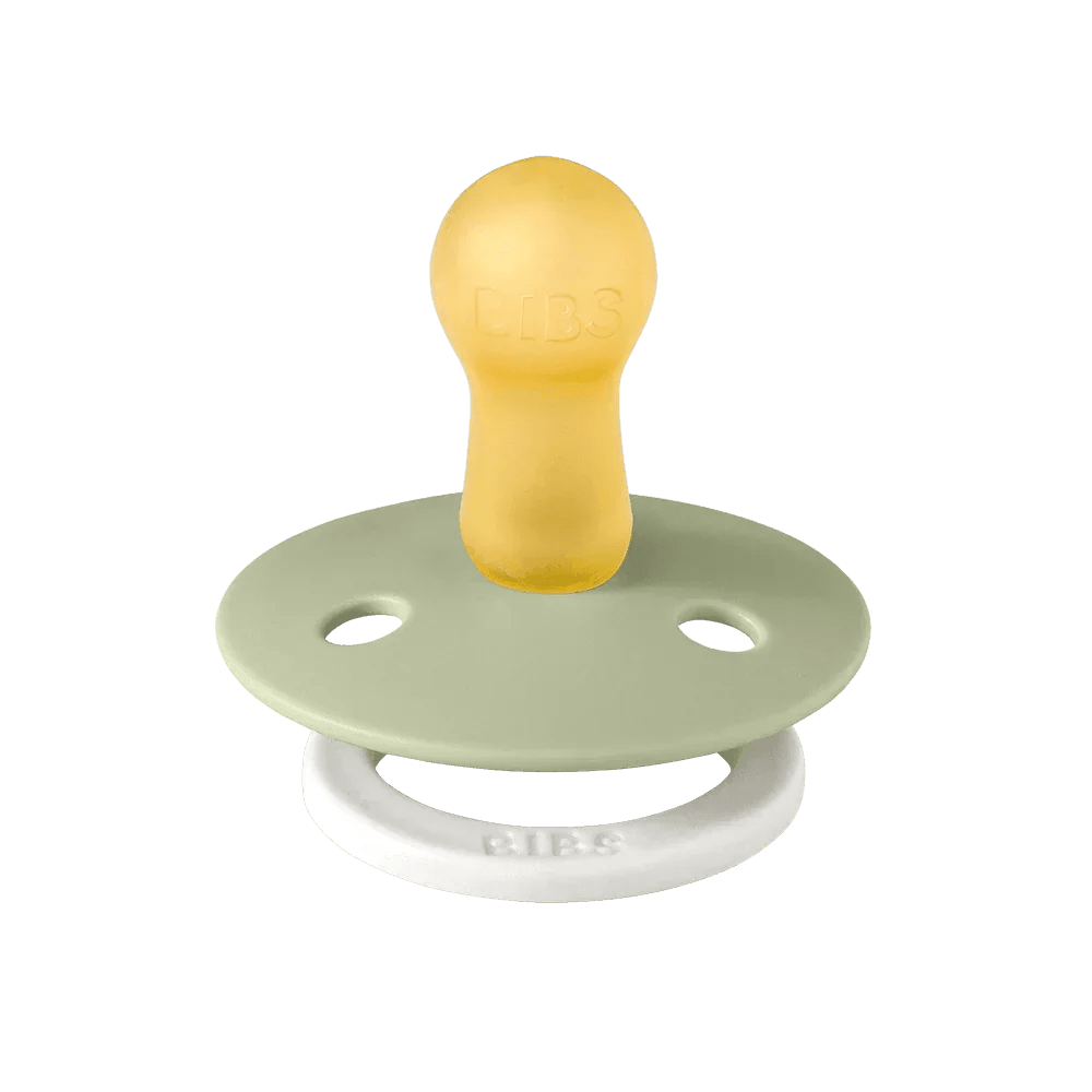 BIBS Colour Round GLOW - Sage / Cloud, 6-18 m