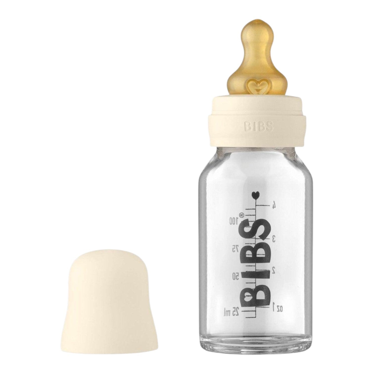 BIBS stiklinis kūdikio buteliukas