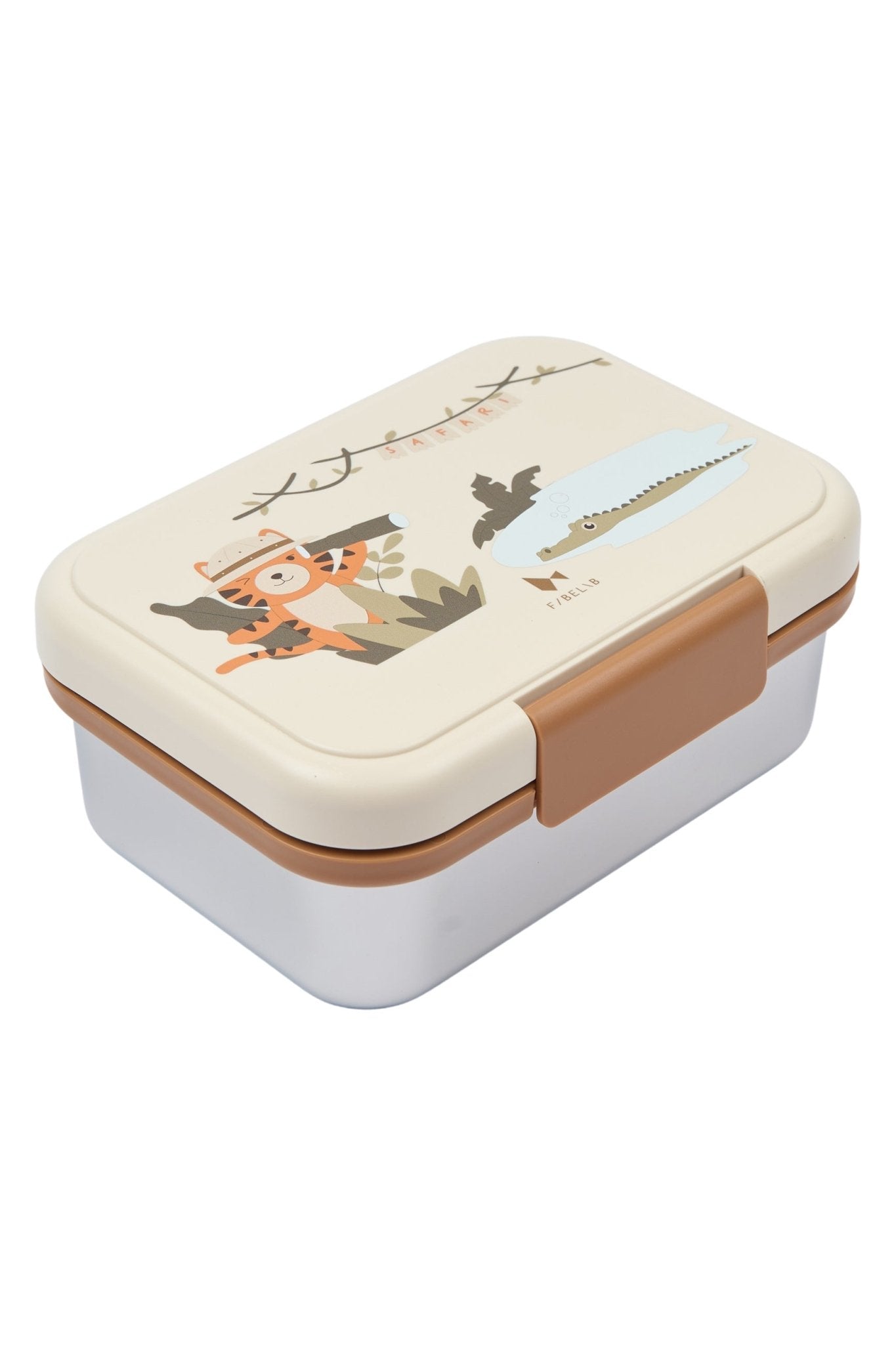 Fabelab vaikiška pietų dėžutė - Safari Jungle Tiger - TinyStore.lt