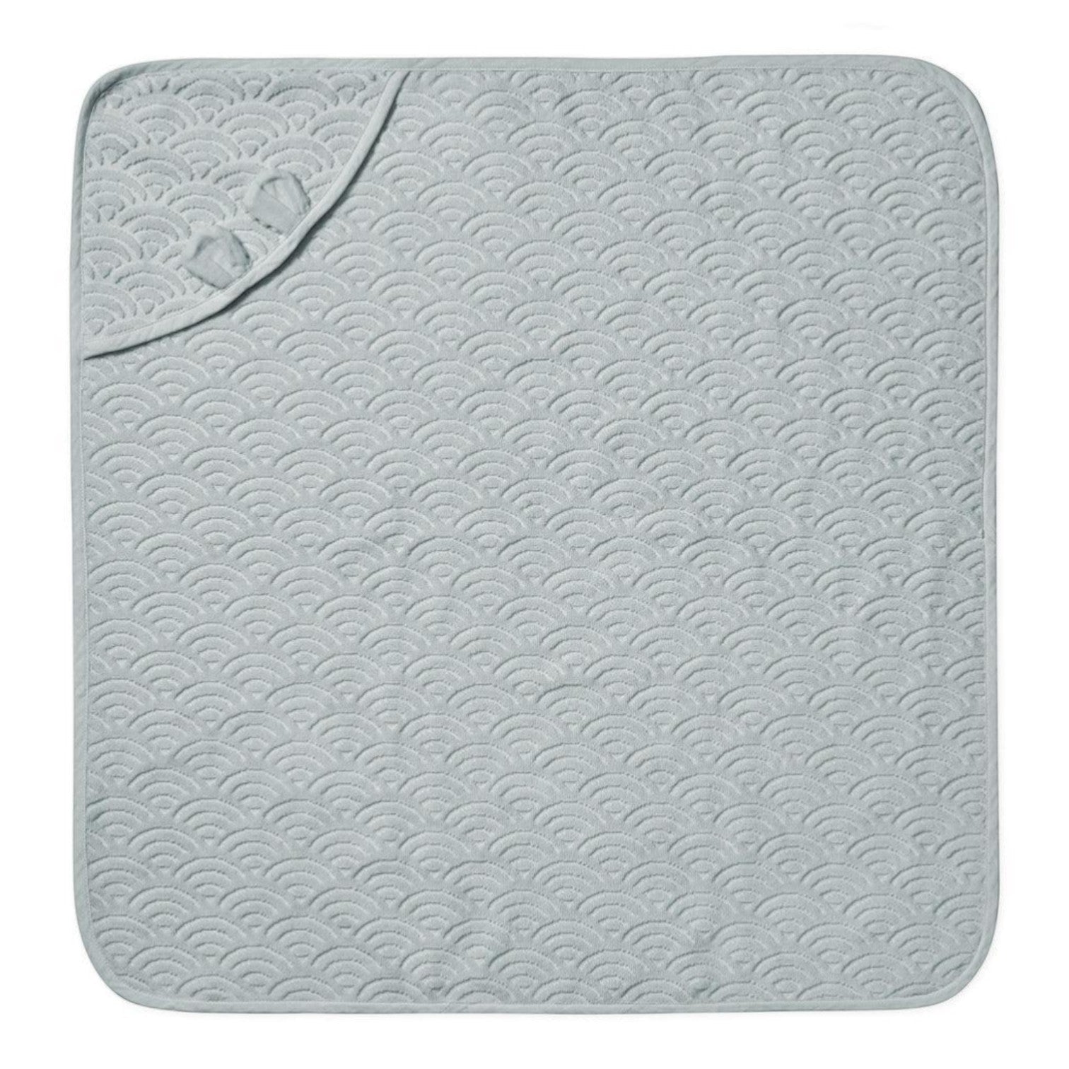 Cam Cam Copenhagen kūdikių rankšluostis su gobtuvu ir ausytėmis – GOTS – Classic Grey