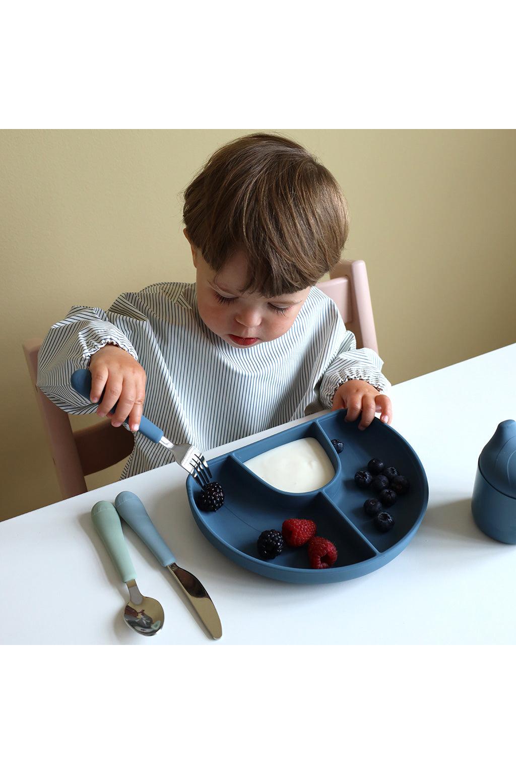 Cam Cam Copenhagen vaikų stalo įrankių rinkinys – Rainbow – Ocean Mix