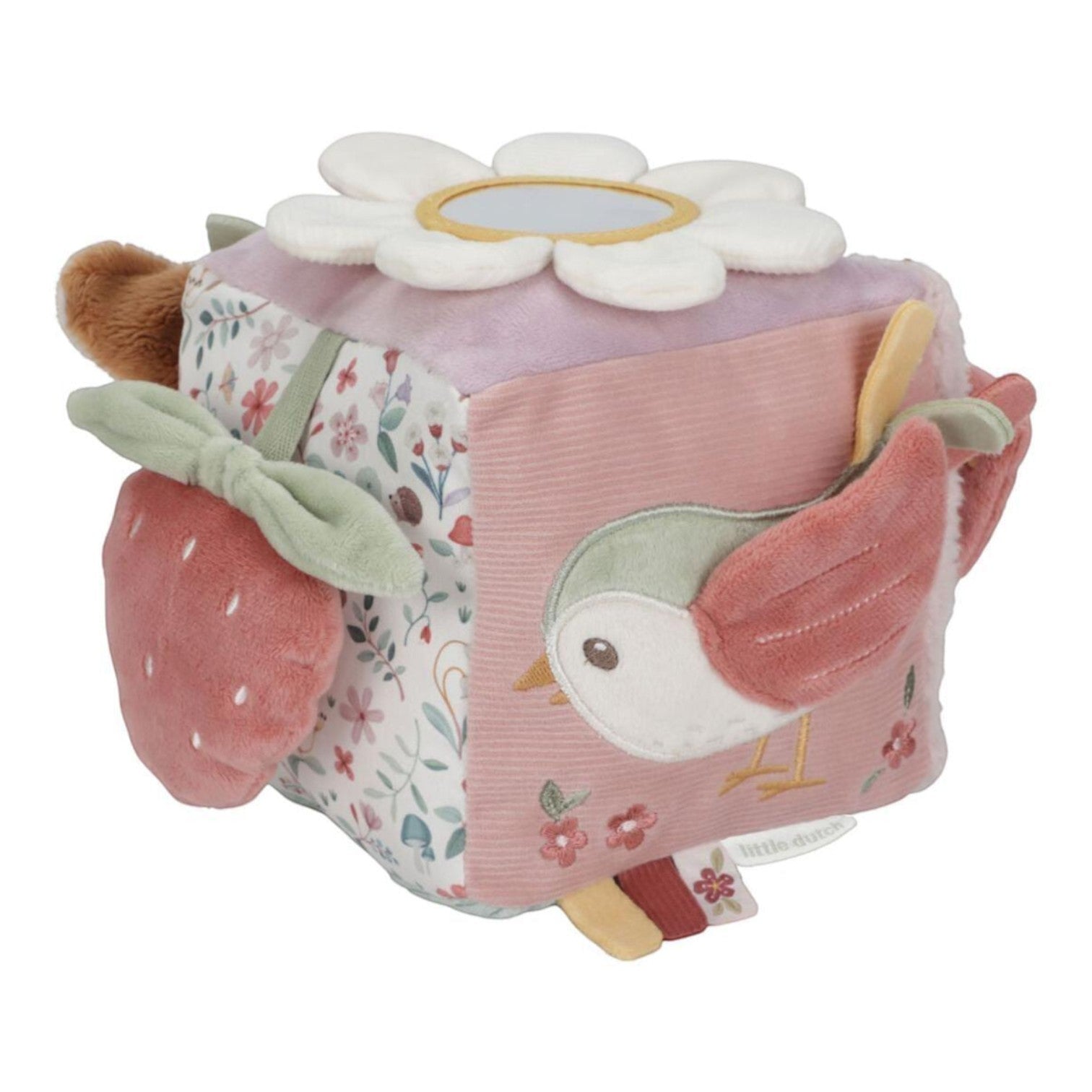 Little Dutch minkštas veiklos kubas "Fairy Garden"